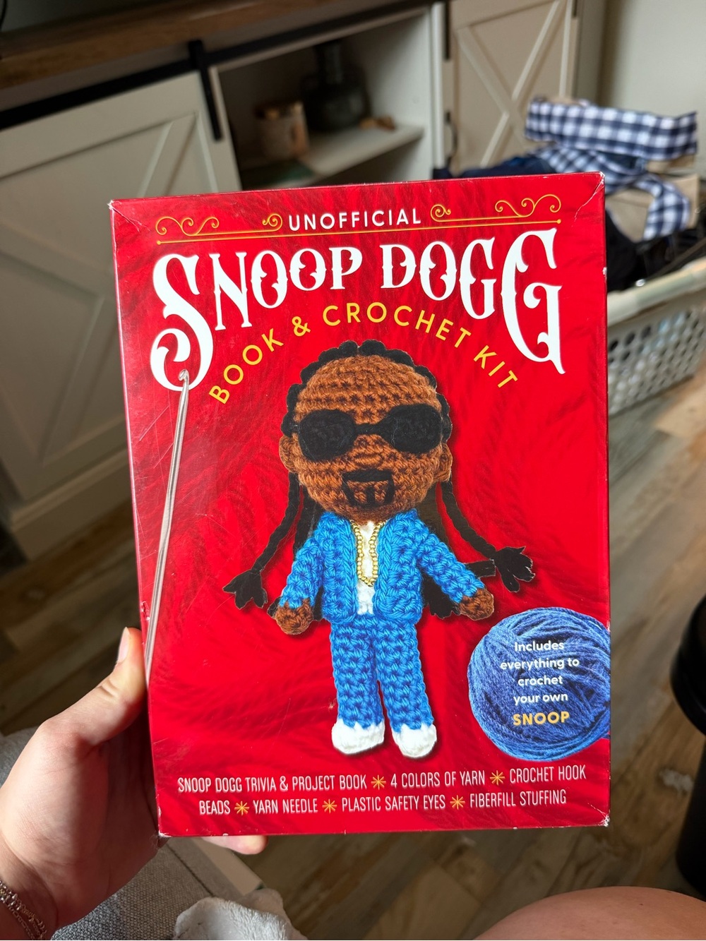 Snoop Dogg Book & Crochet Kit — Blue Crochet Outfit